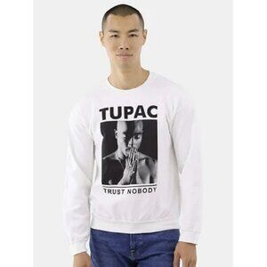 Tupac Men's & Big Men's Trust Nobody Graphic Pullover Sweatshirt